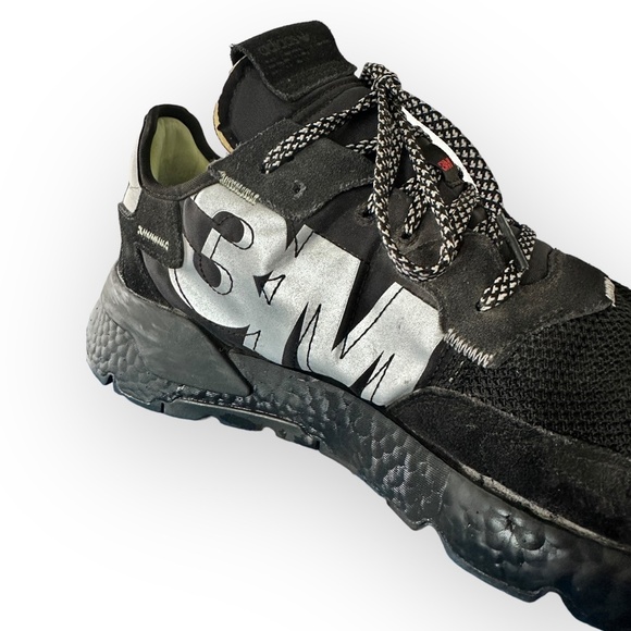 Men’s Adidas Nite Jogger 3M Training Shoes in Size 13 - Black Colorway - Picture 4 of 11